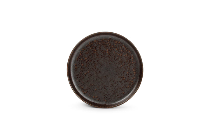 Salt &amp; Pepper - Plat bord 17,5xH2,5 chocolate Tabo - Set van 4