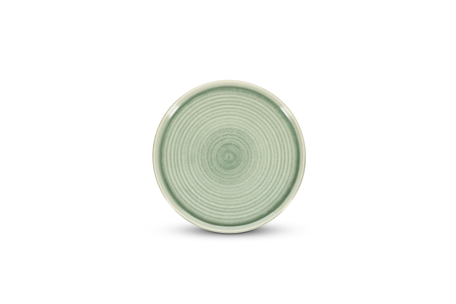 Plat bord 27,5cm groen Cameo - Set van 4