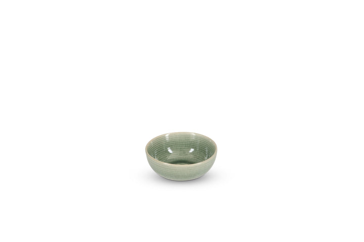 Salt &amp; Pepper - Kom 16,5xH6,5cm groen Cameo - Set van 4