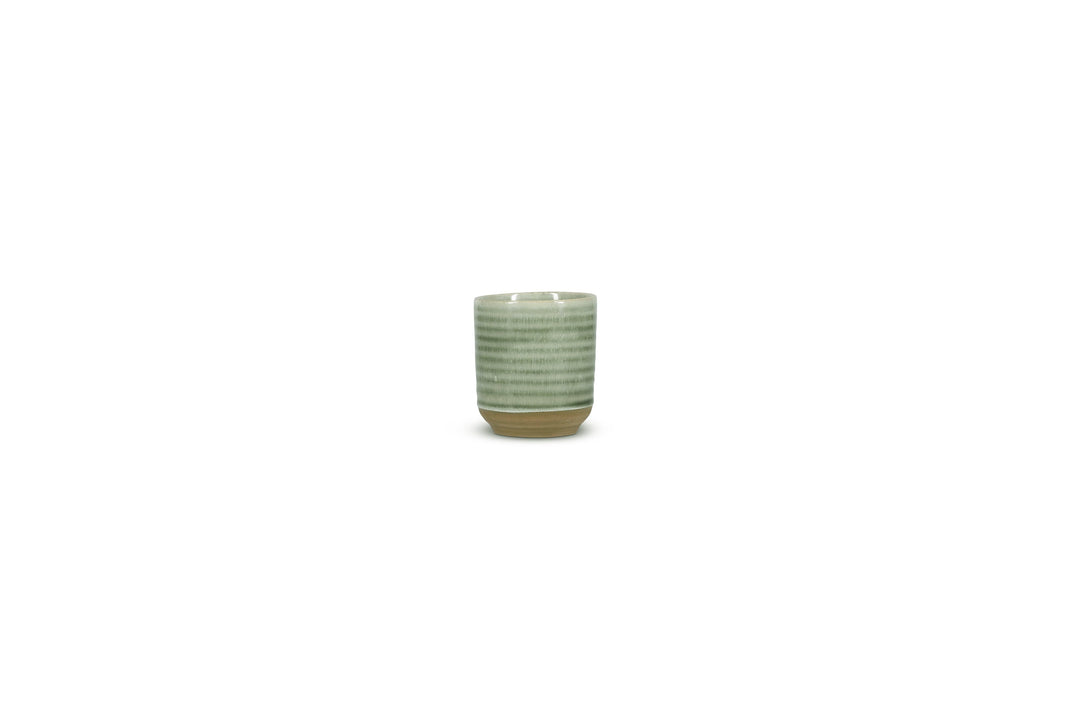 Kop 27cl groen Cameo - Set van 4