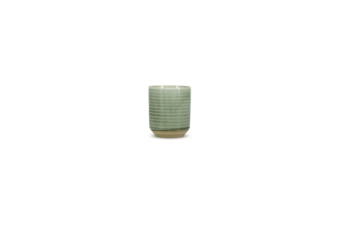 Beker 37cl groen Cameo - Set van 4