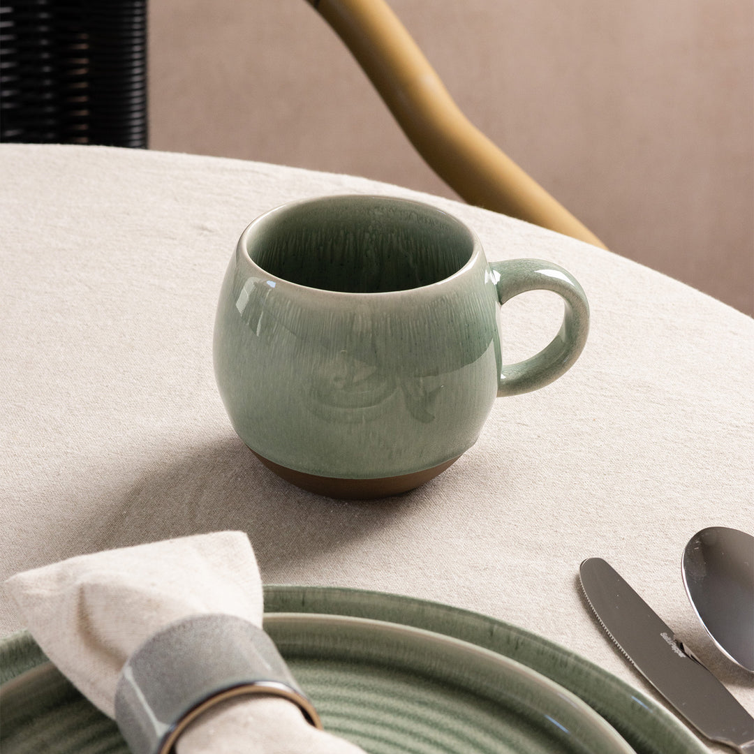 Salt &amp; Pepper - Beker 45cl rond groen Cameo