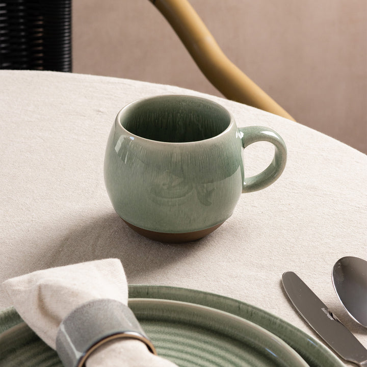 Salt &amp; Pepper - Beker 45cl rond groen Cameo