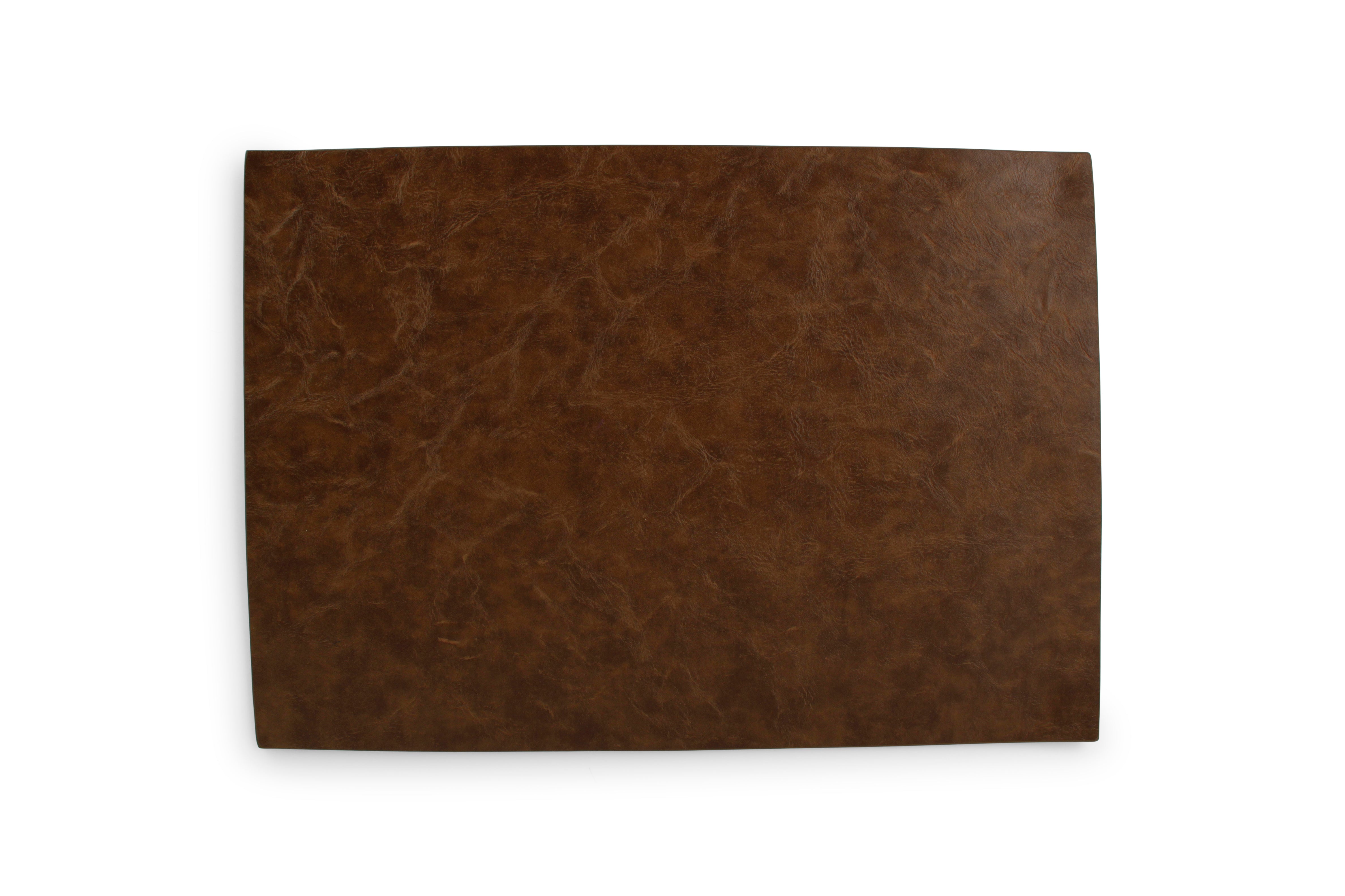 Placemat 43x30cm lederlook bruin vague Tabletop
