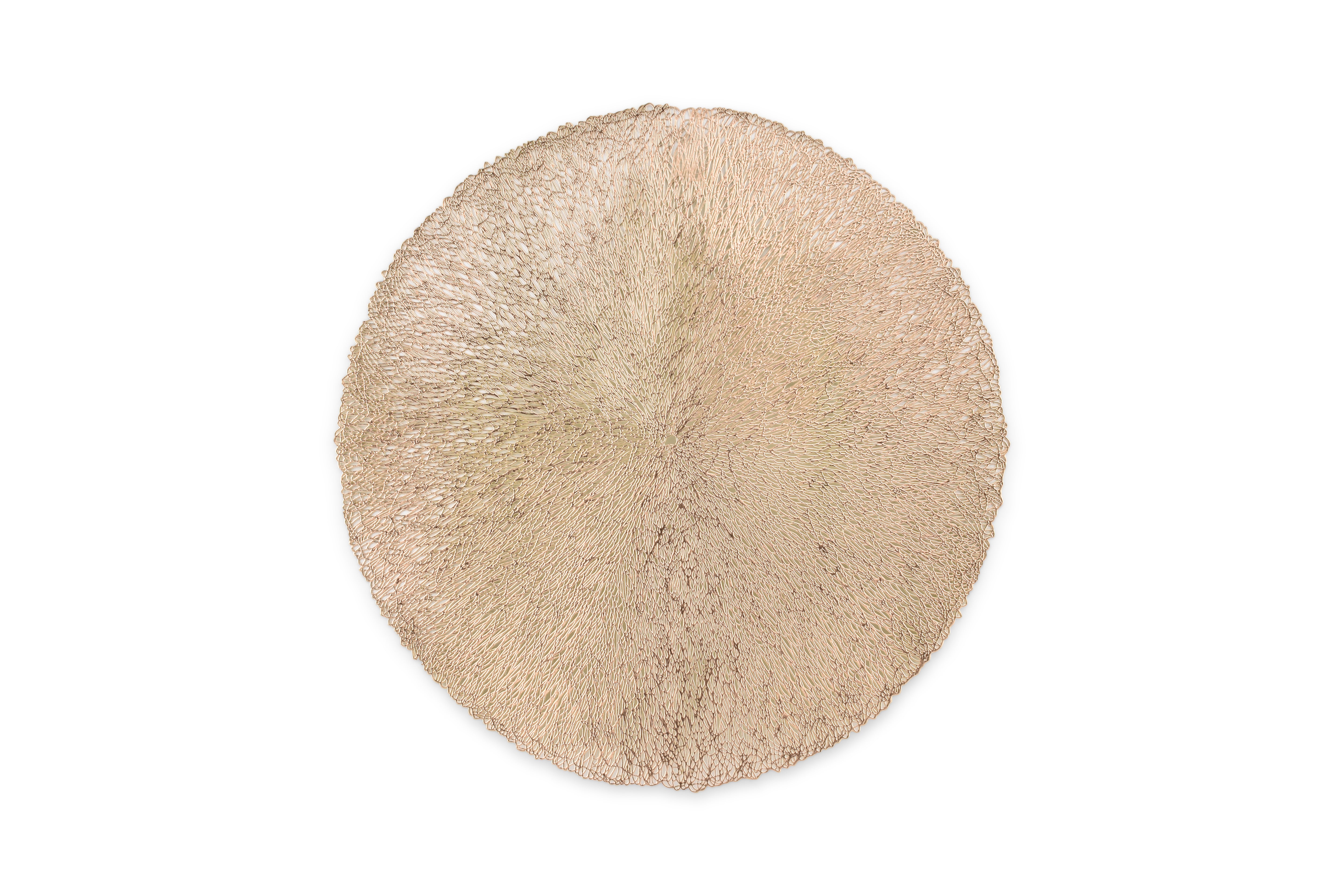 Placemat 38cm goud Vene