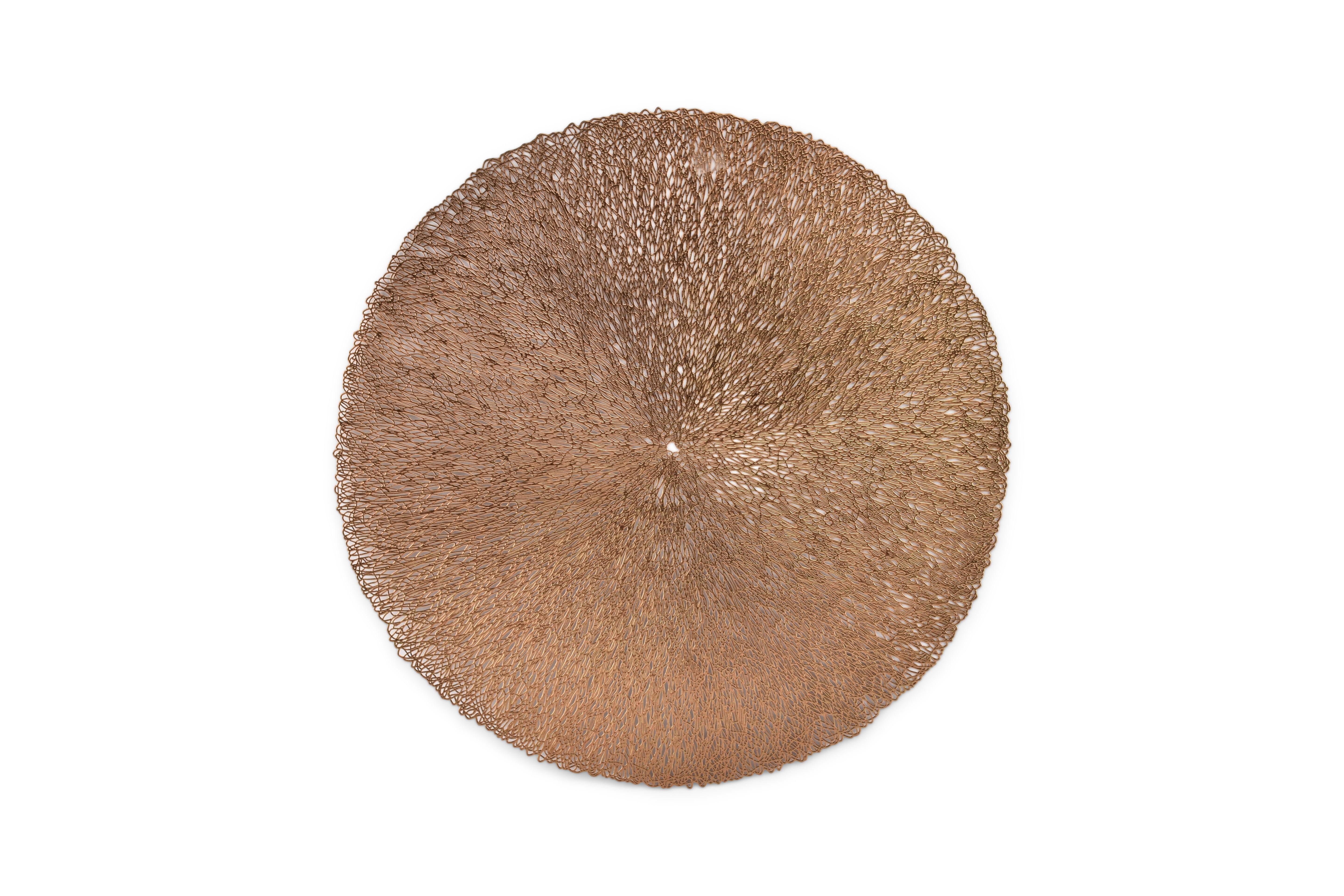 Placemat 38cm koper Vene