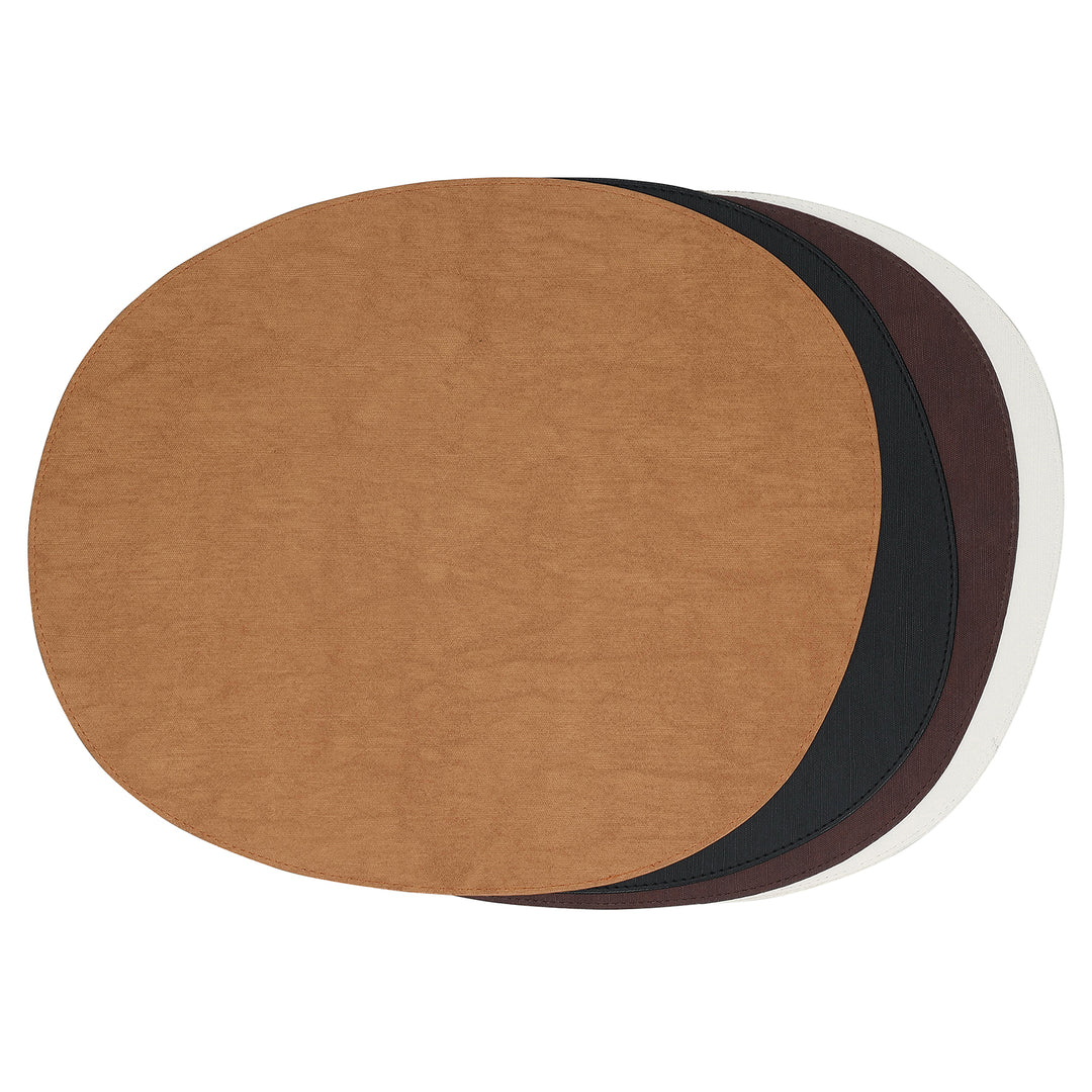 Salt &amp; Pepper - Placemat 43,5x36,5cm Organisch Bruin Dinner - Set van 4