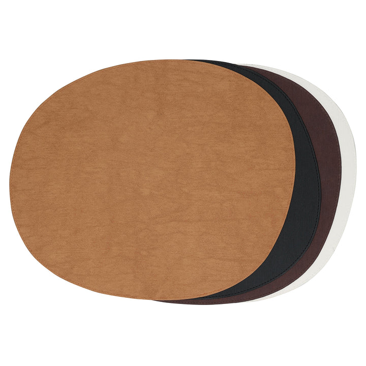 Salt &amp; Pepper - Placemat 43,5x36,5cm Organisch Bruin Dinner - Set van 4