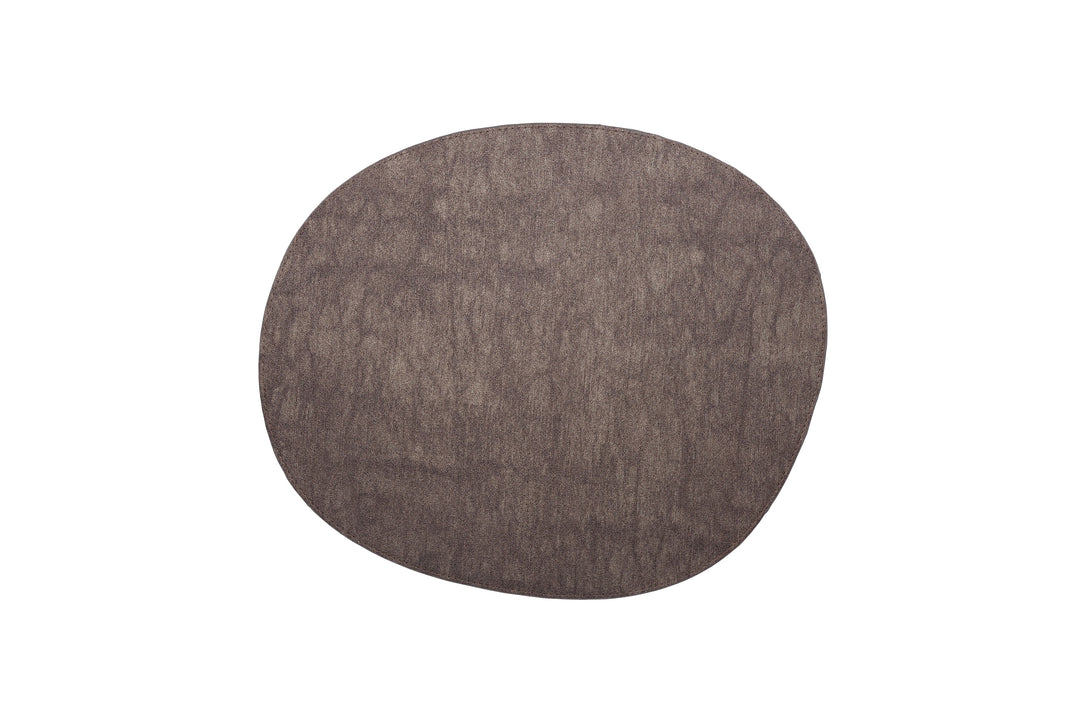Salt &amp; Pepper - Placemat 43,5x36,5cm organisch metallic bruin Dinner