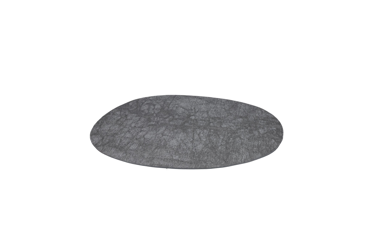 Salt & Pepper - Placemat 43,5x36,5cm organisch metallic zilver Dinner (set van 4)