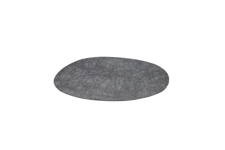 Salt &amp; Pepper - Placemat 43,5x36,5cm organisch metallic zilver Dinner (set van 4)