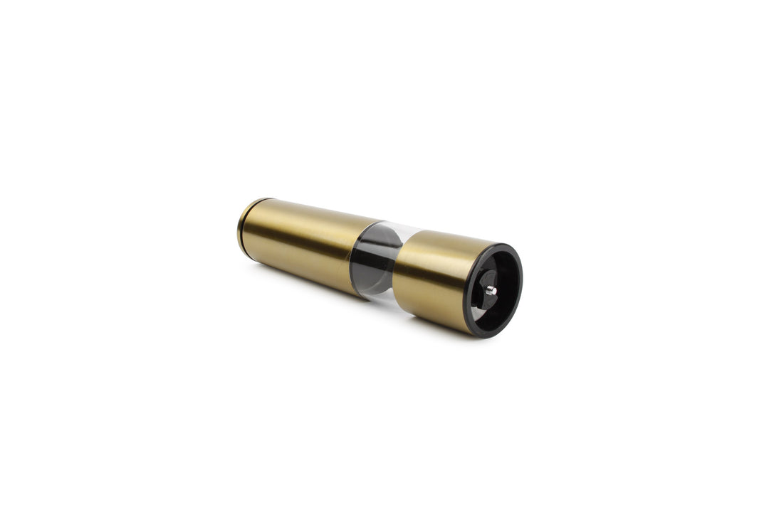 Salt &amp; Pepper - Peper/zoutmolen H21,5cm goud Spice