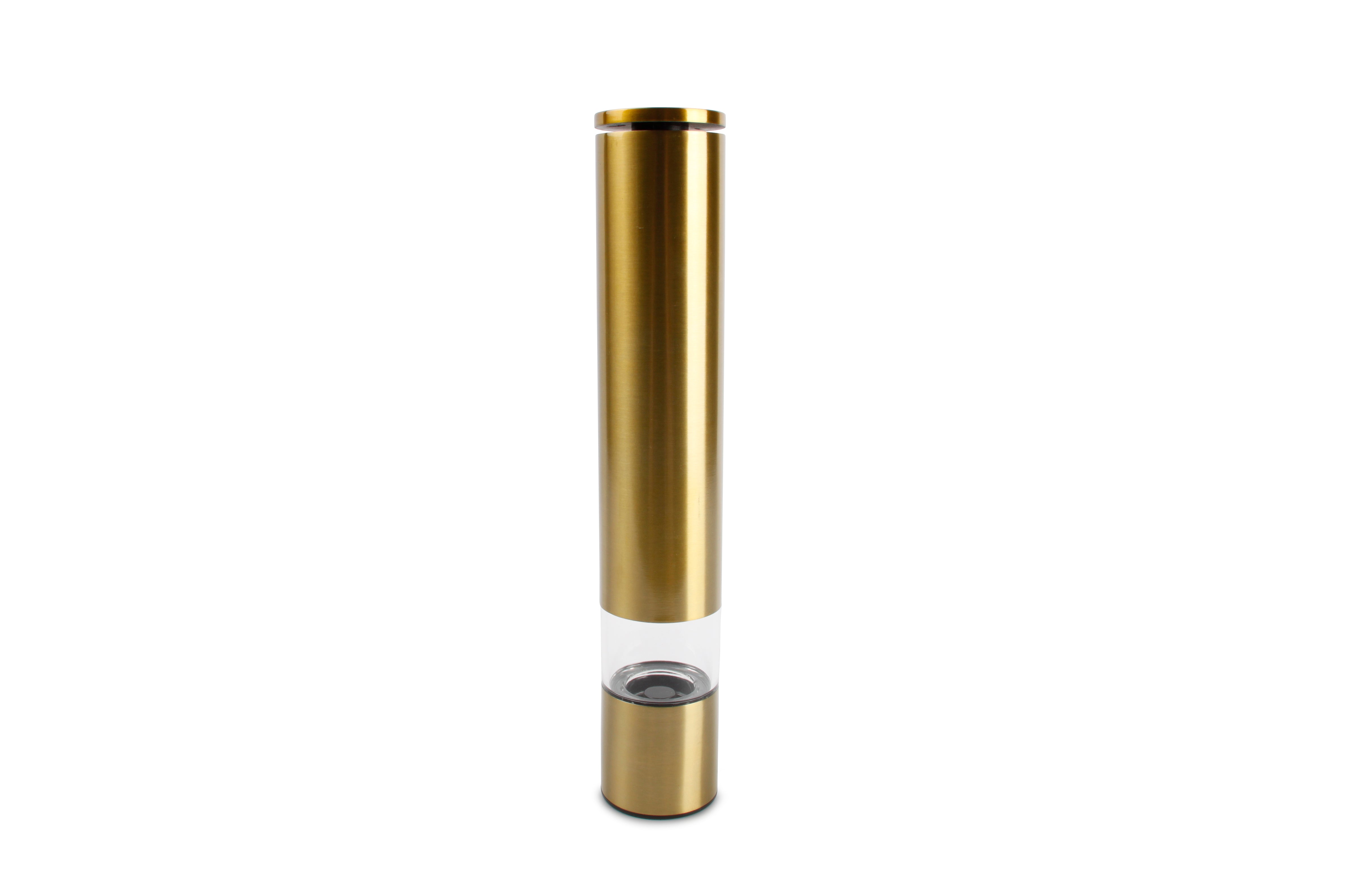 Peper/zoutmolen H28,5cm goud  Spice