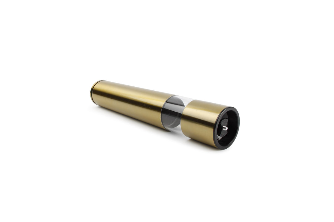 Salt &amp; Pepper - Peper/zoutmolen H28,5cm goud Spice