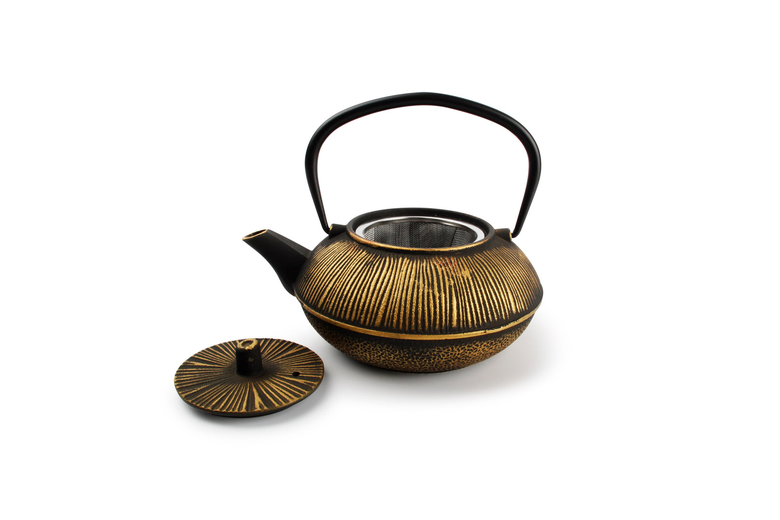 Salt & Pepper - Theepot 80cl strepen goud/zwart My Tea