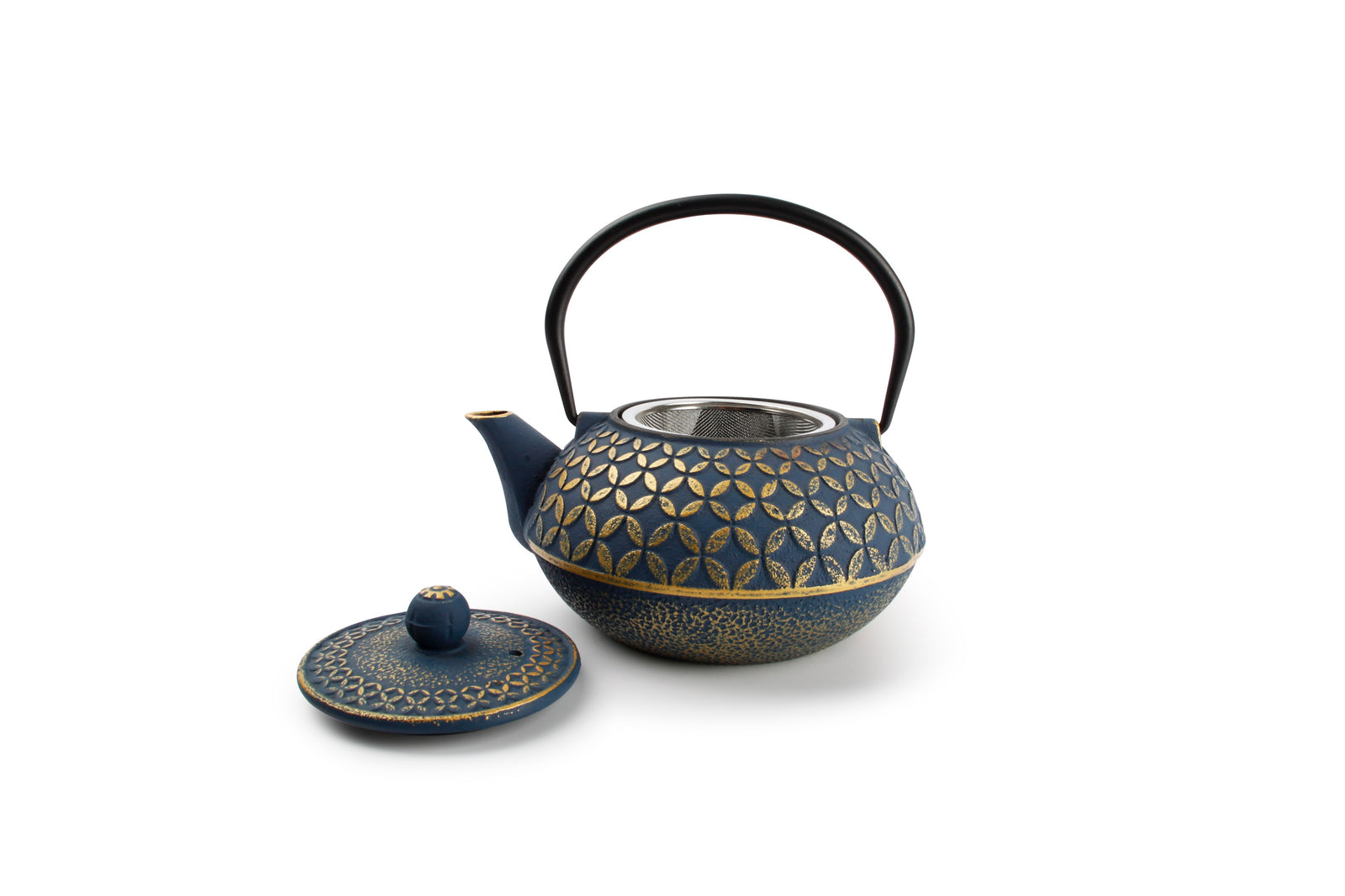 Salt & Pepper - Theepot 80cl blad goud/blauw My Tea