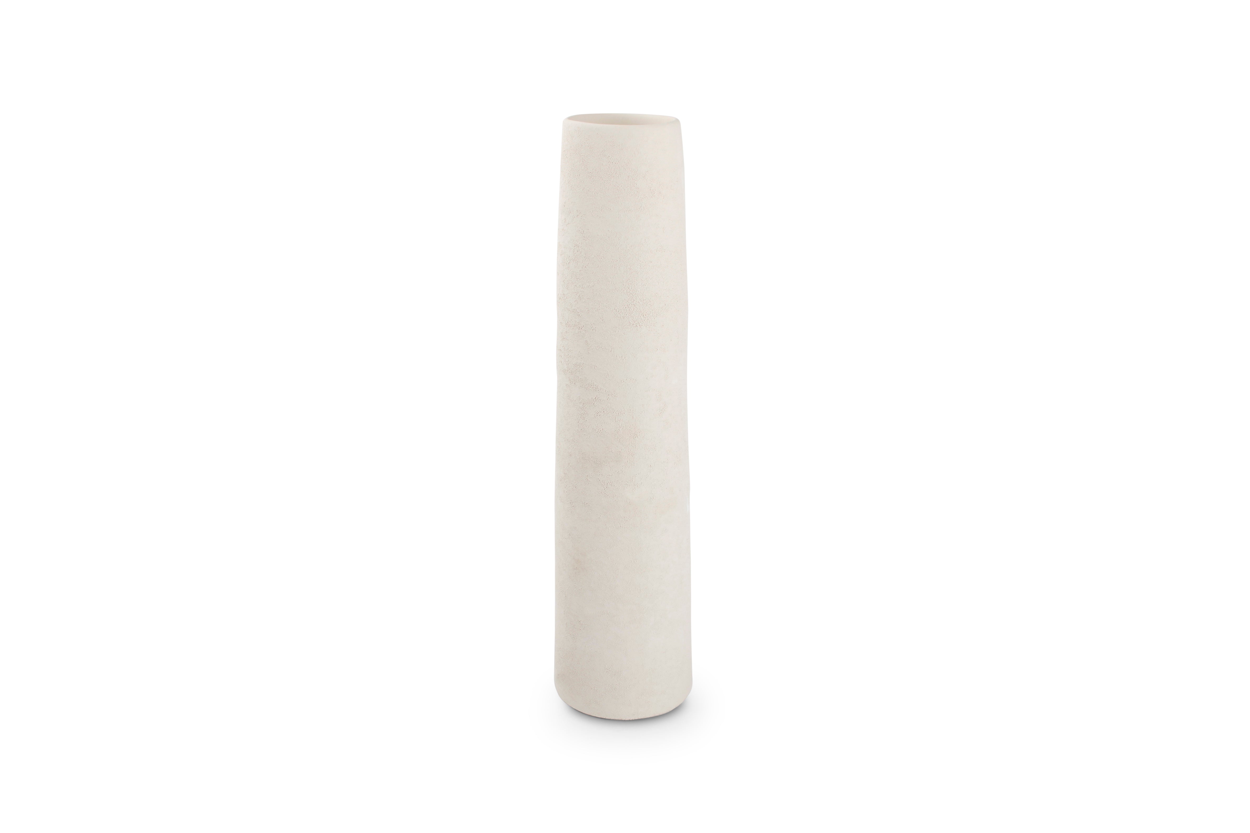 Vaas 10xH40cm wit Cone