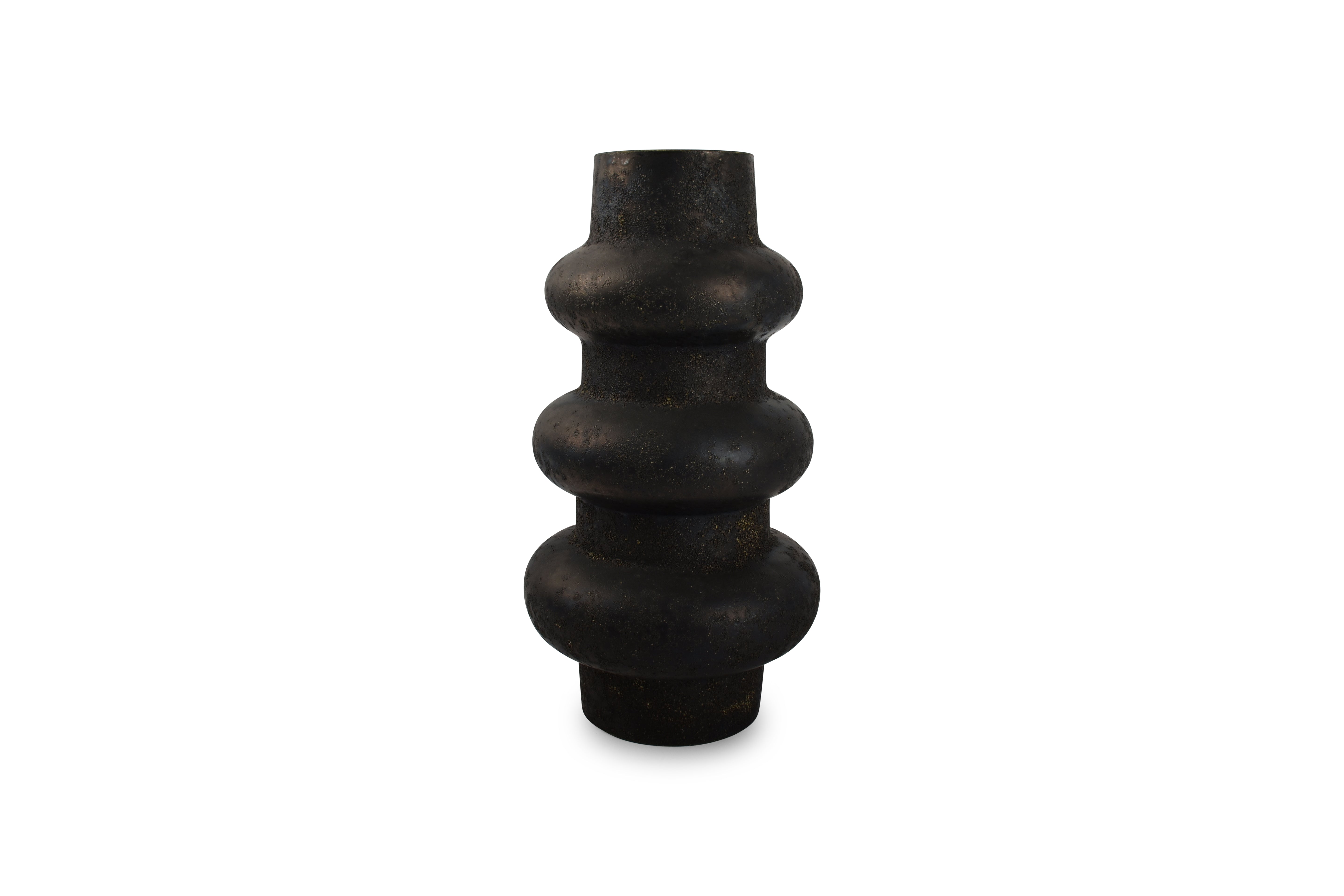 Vaas 21xH38,5cm anthracite Tubo