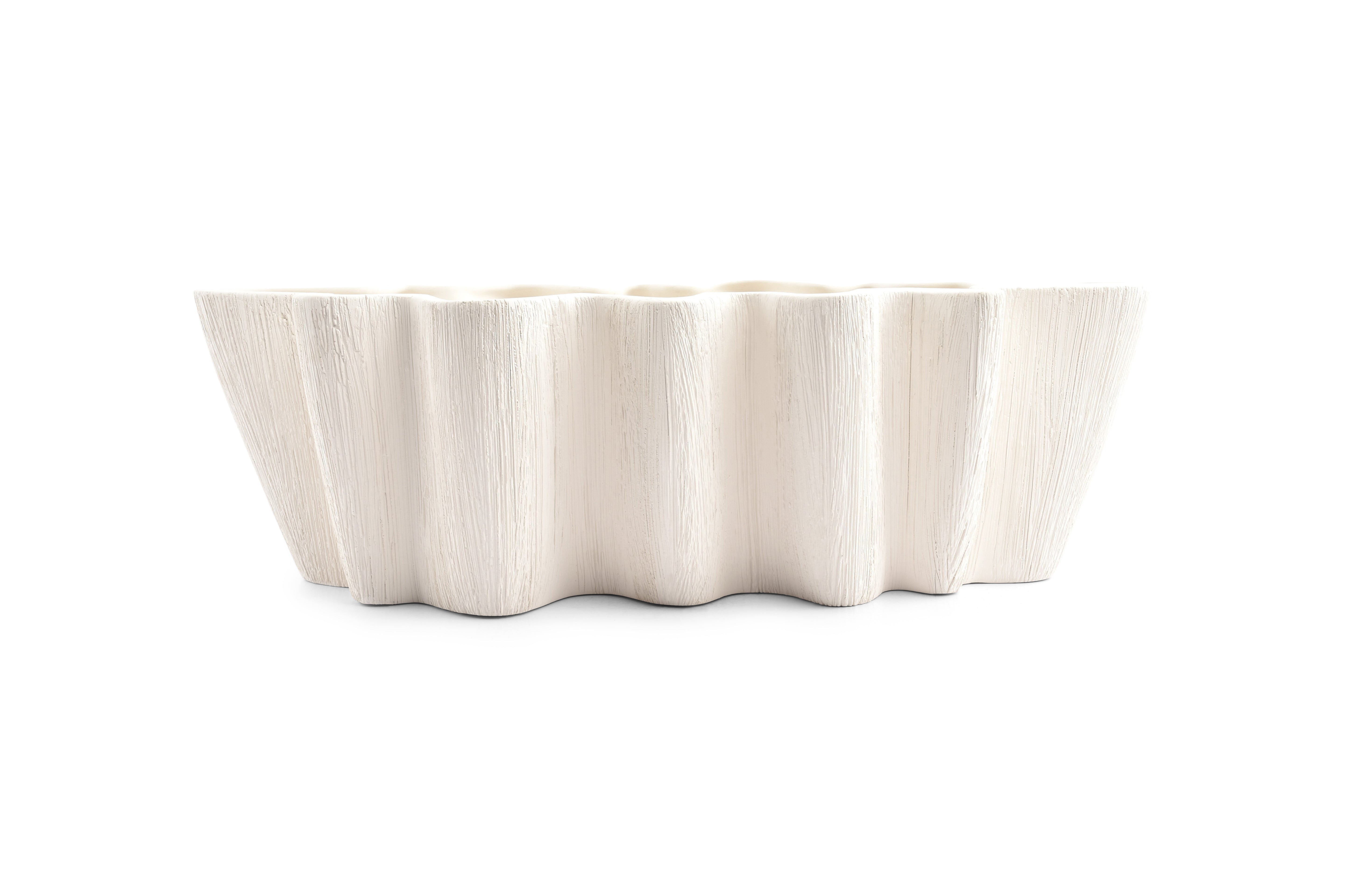 Sierschaal 43,5x19xH13,5cm beige Vico