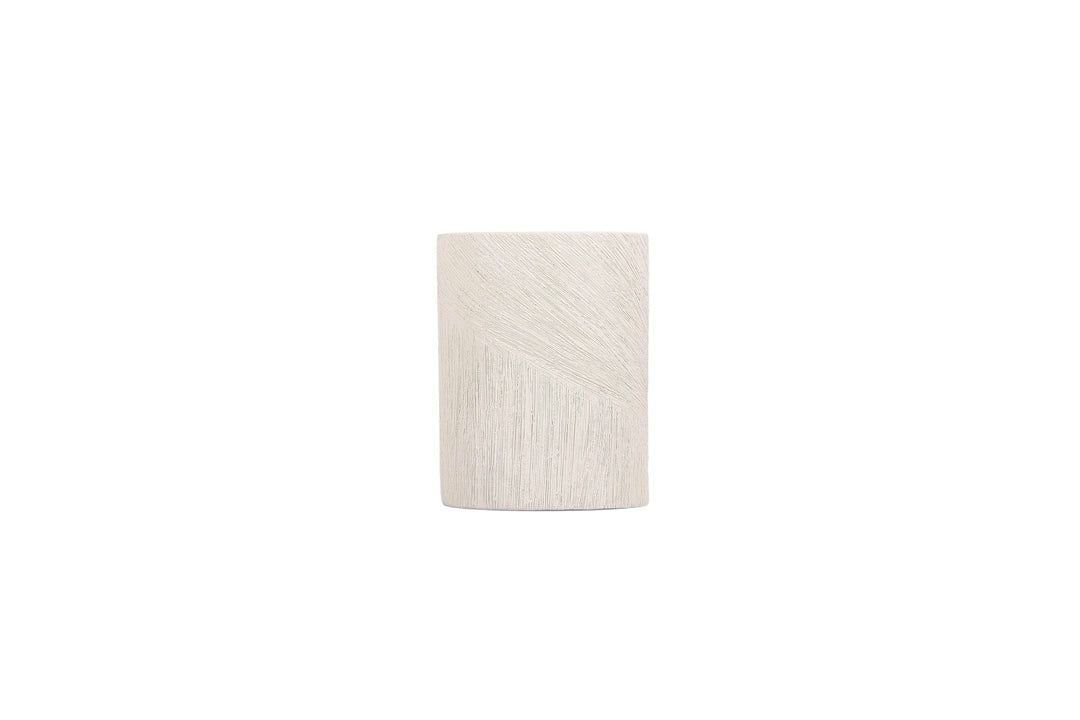 Salt &amp; Pepper - Vaas 13,5x9xH17,5cm ovaal beige Vico