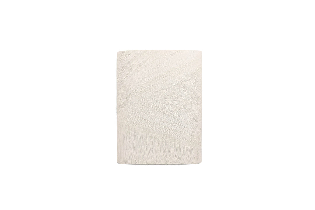 Salt &amp; Pepper - Vaas 18,5x8,5xH24,5cm ovaal beige Vico