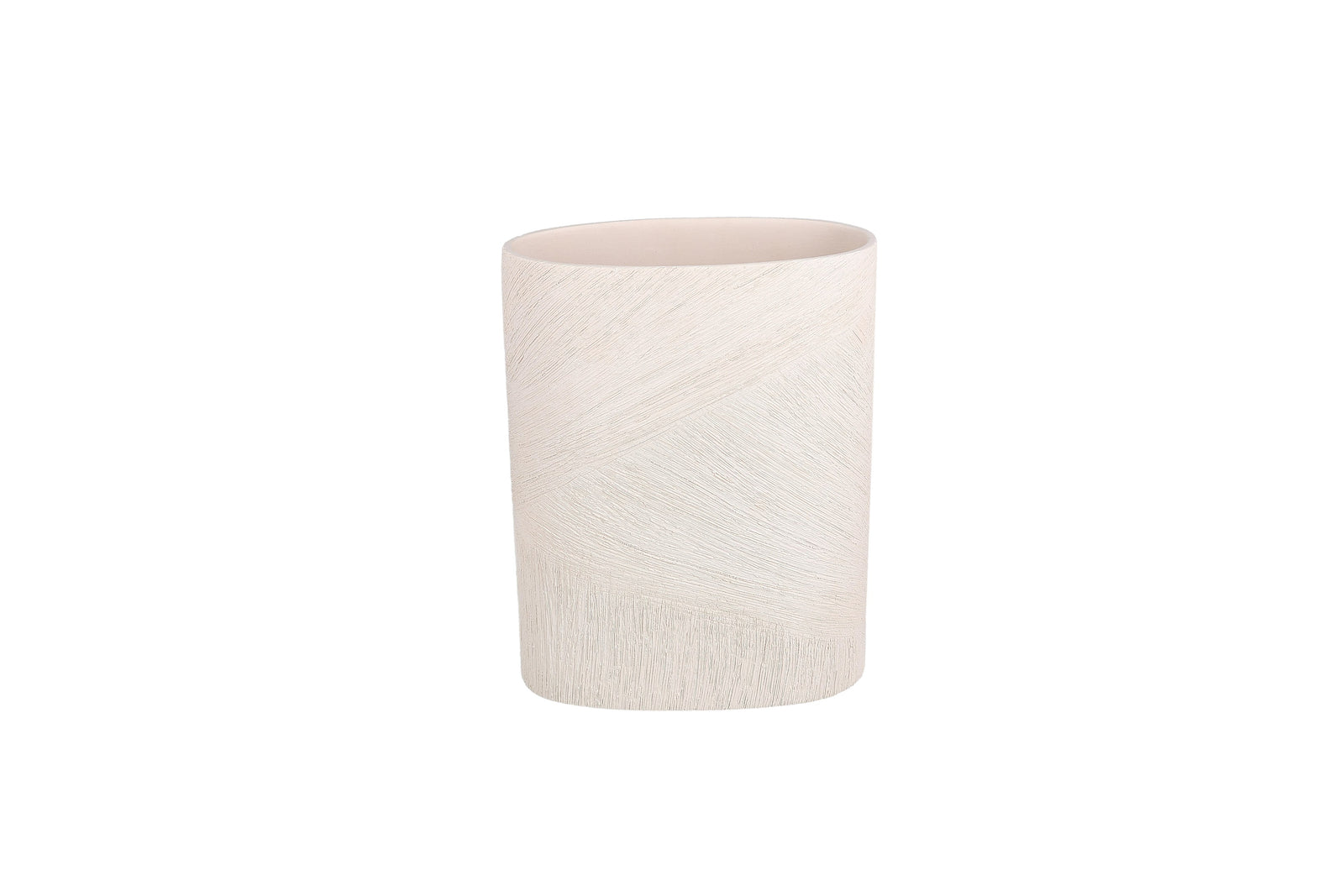 Salt & Pepper - Vaas 18,5x8,5xH24,5cm ovaal beige Vico