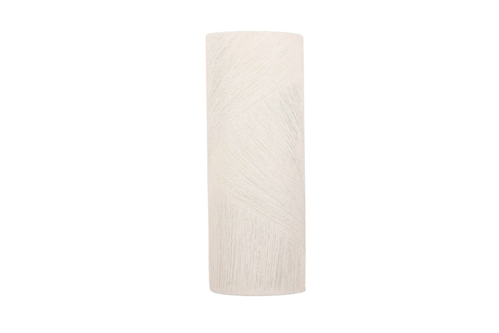 Salt &amp; Pepper - Vaas 13,5x9,5xH35,5cm ovaal beige Vico
