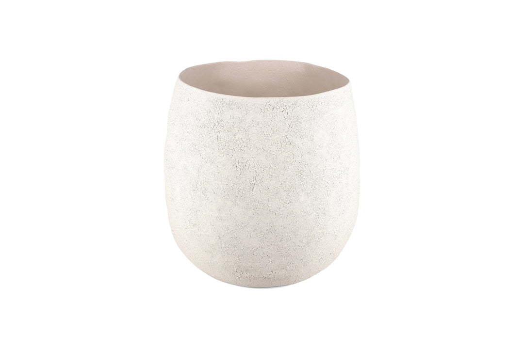Salt &amp; Pepper - Bloempot 28xH24cm organisch beige Cave