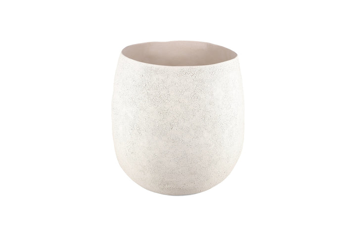 Salt &amp; Pepper - Bloempot 28xH24cm organisch beige Cave