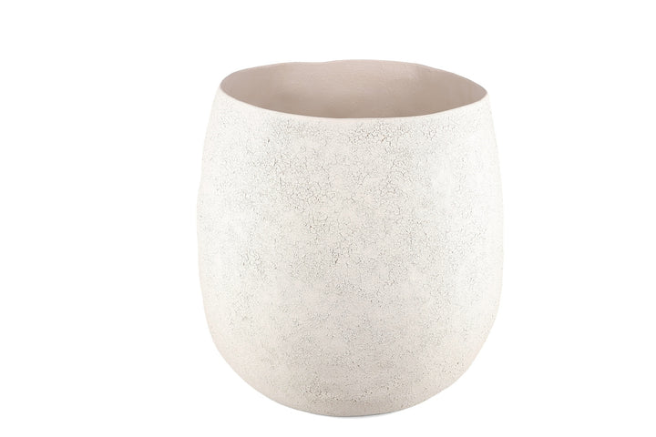 Salt &amp; Pepper - Bloempot 43xH41cm organisch beige Cave