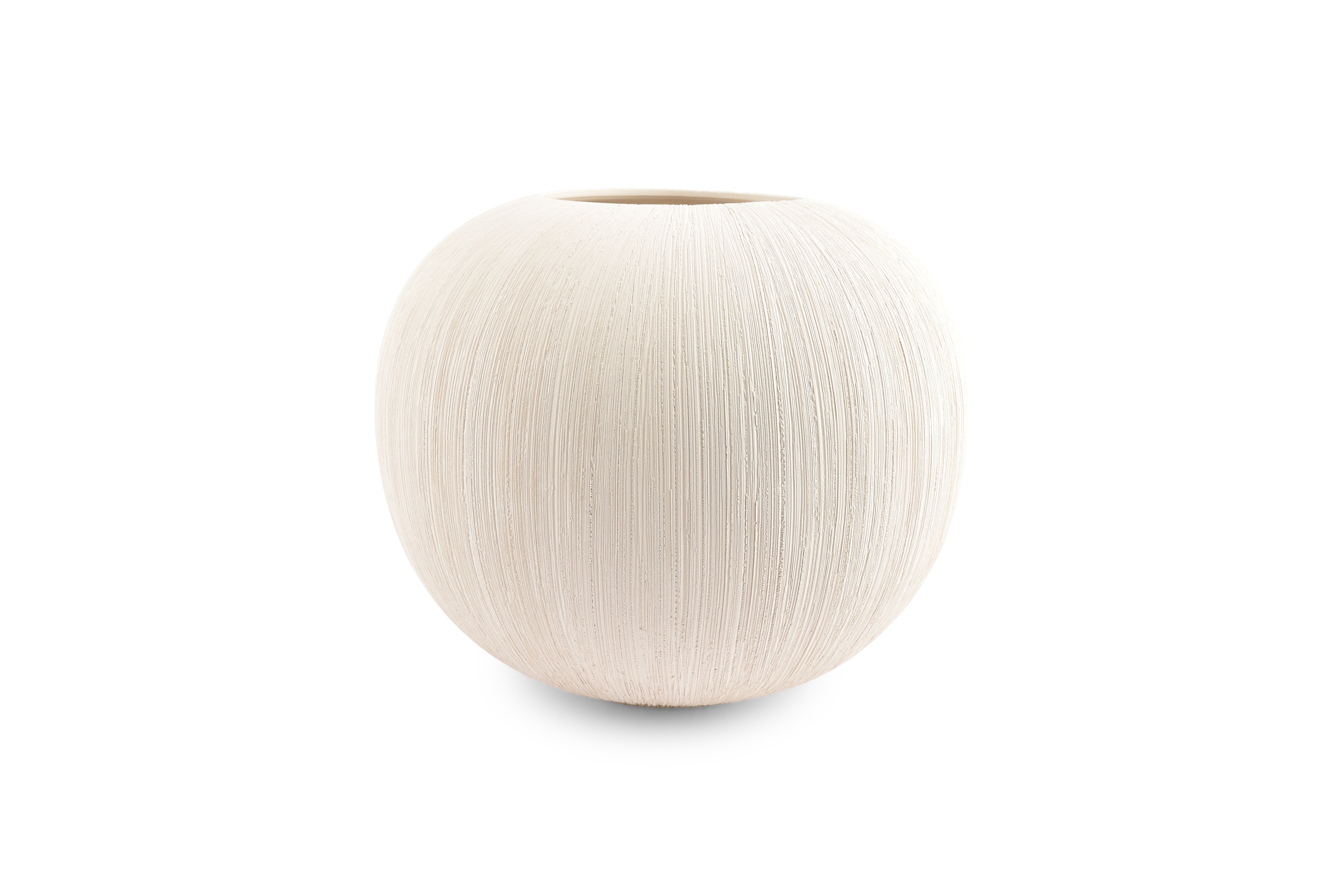 Vaas 28xH23cm beige Vico
