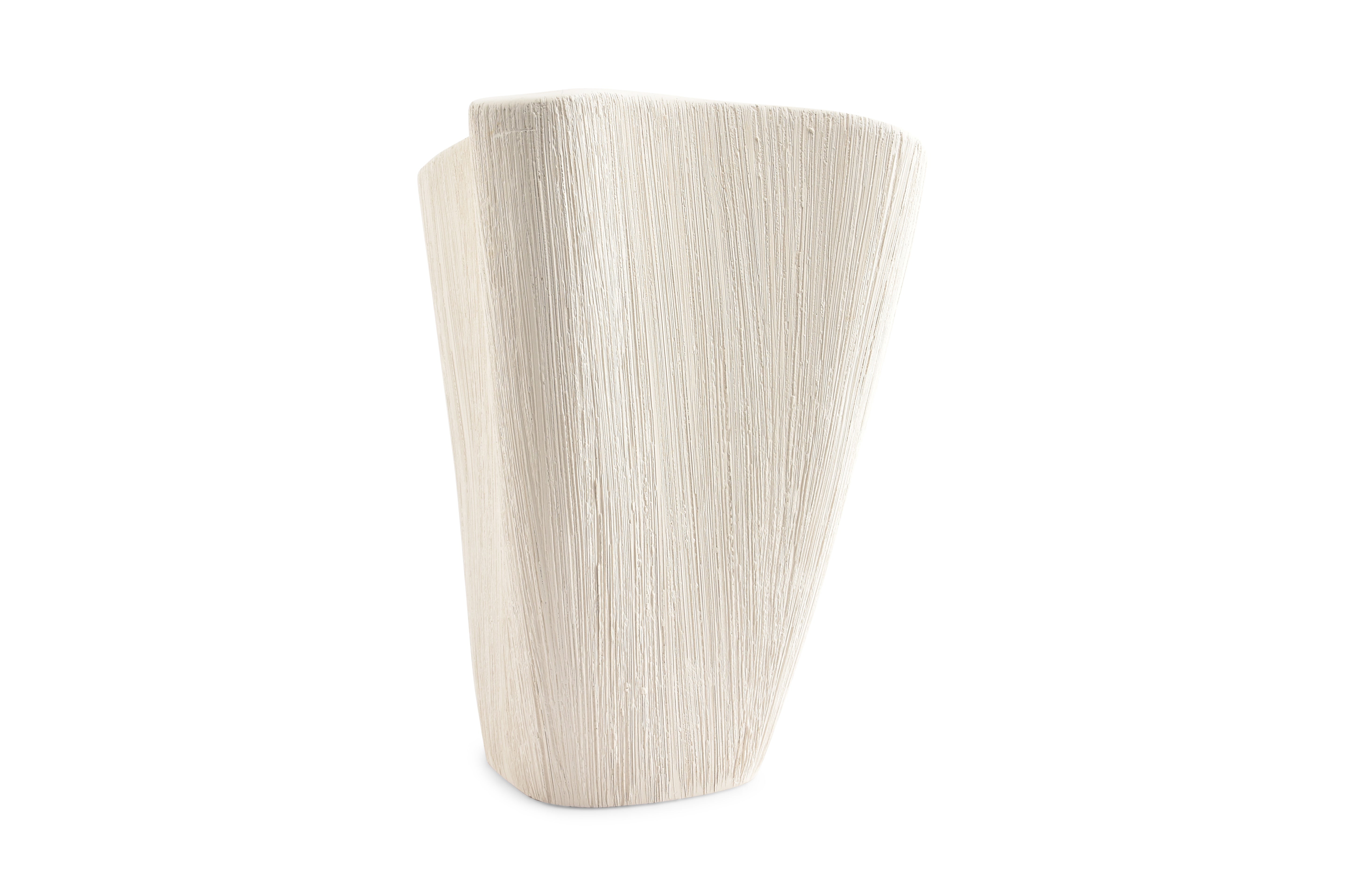 Vaas 28,5xH32,5cm beige Vico