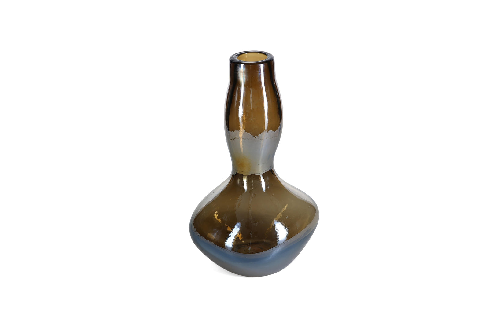 Salt & Pepper - Vaas 19,5xH32,5cm organic metallic grey Vesper