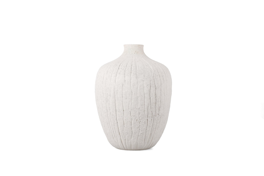Vaas 20xH26,5cm beige Avo