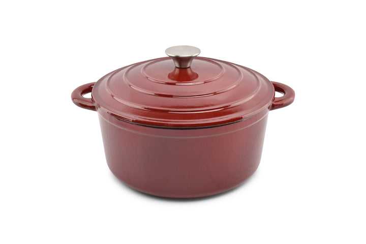 Salt &amp; Pepper - Kookpot 26cm gietijzer rood Ferno