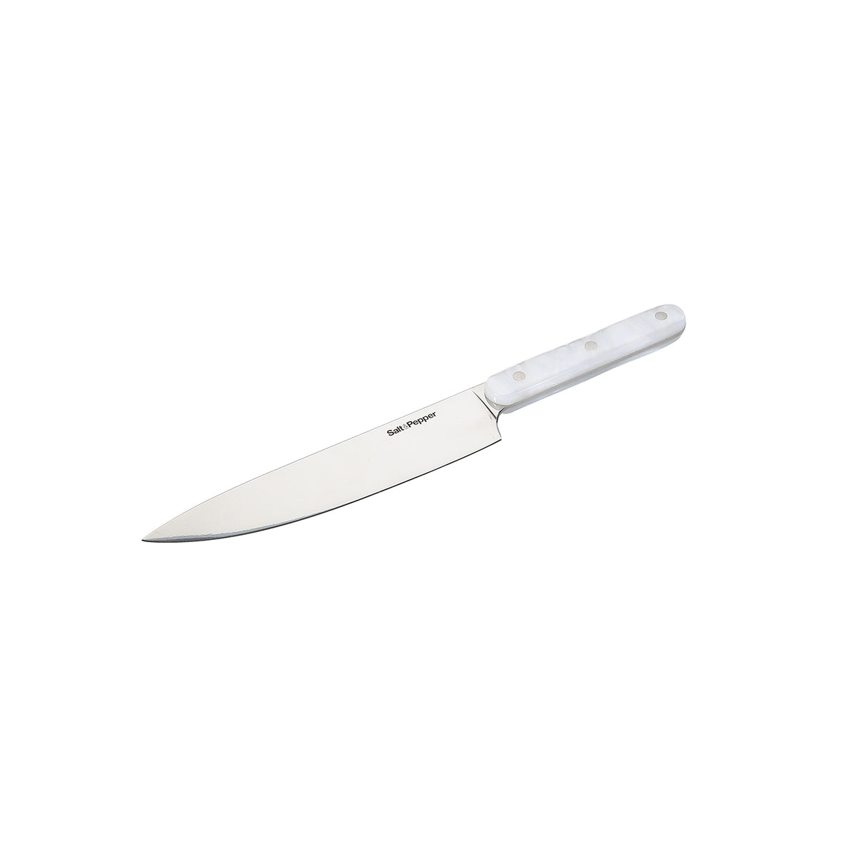 Salt & Pepper - Koksmes parelmoerlook wit Chop