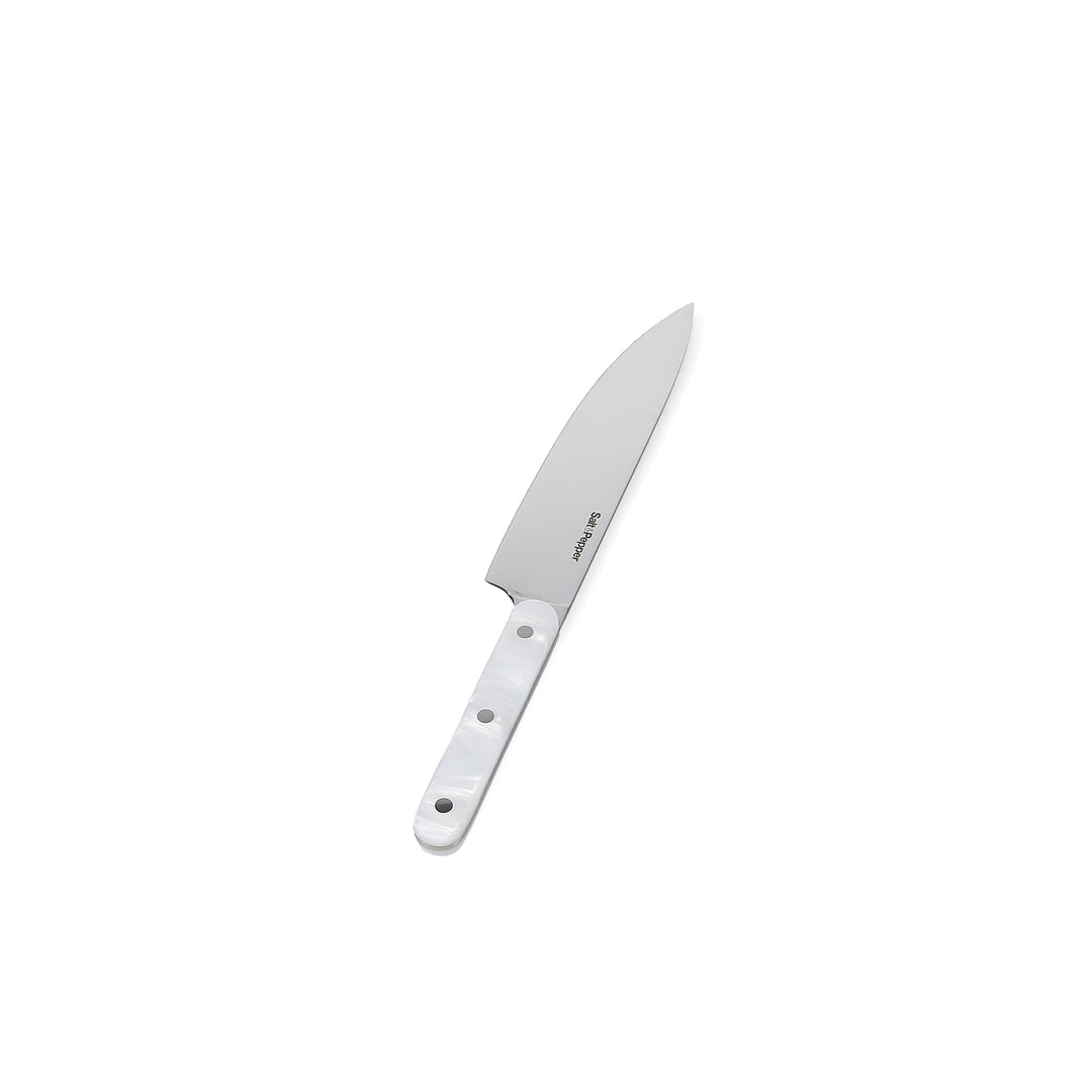 Salt &amp; Pepper - Koksmes parelmoerlook wit Chop