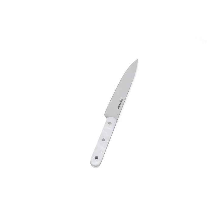 Salt &amp; Pepper - Fileermes parelmoerlook wit Chop