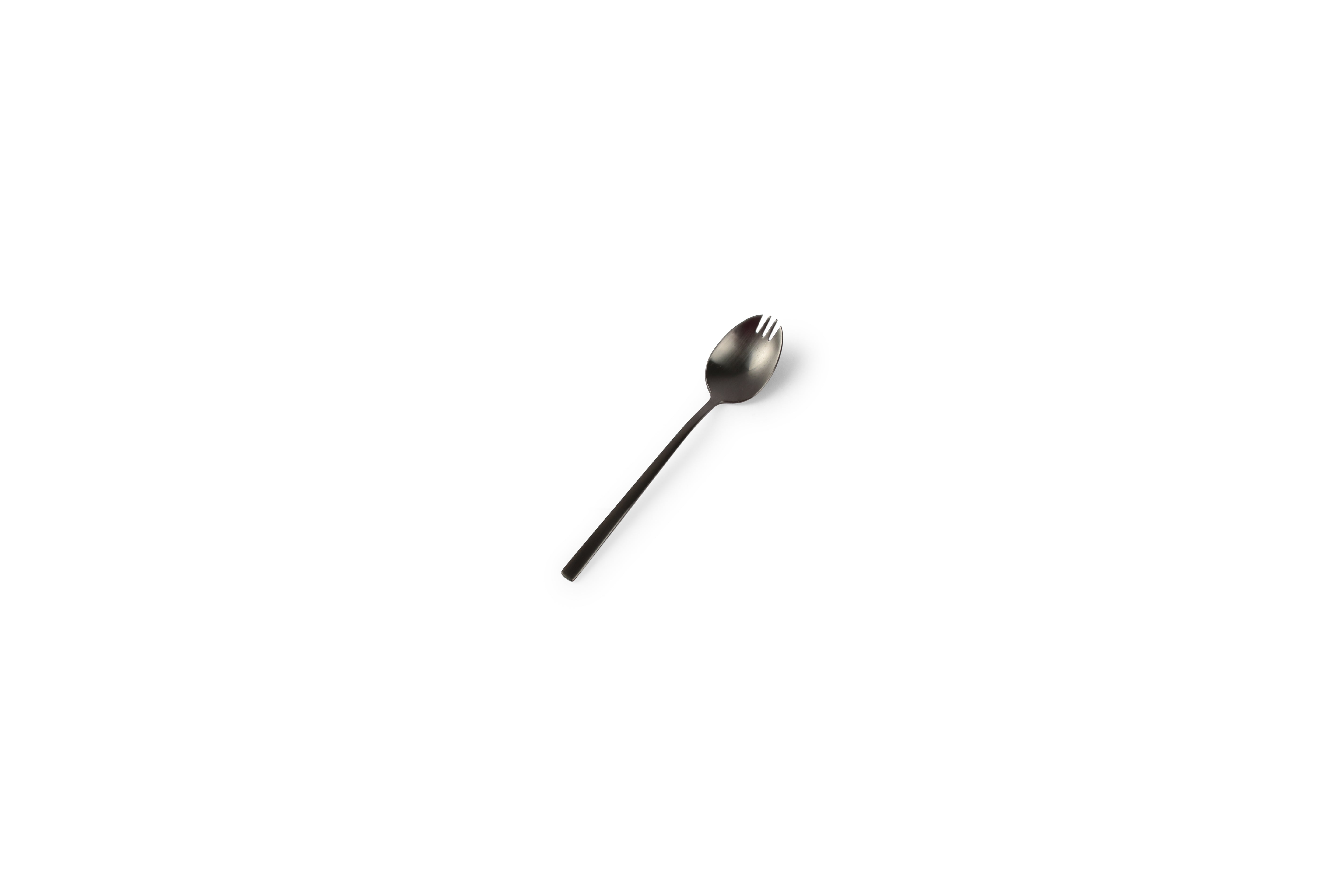 Mini aperitiefvork 11cm mat zwart Terno - set/6