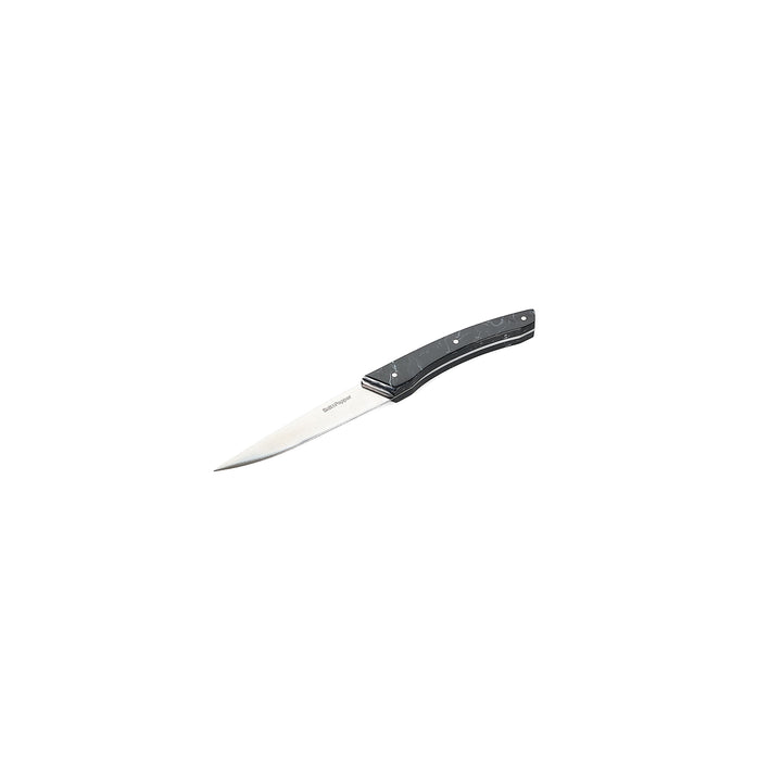 Salt &amp; Pepper - Steakmes Marmerlook Zwart Blade - set van 4