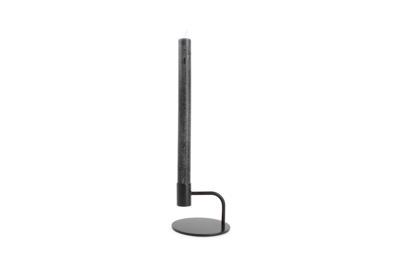 Salt & Pepper - Kandelaar 10xH8cm metaal zwart Pillar