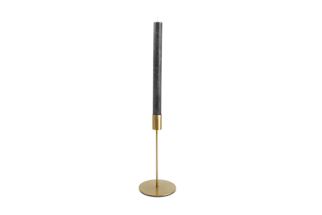 Salt &amp; Pepper - Kandelaar 10xH20cm metaal goud Pillar