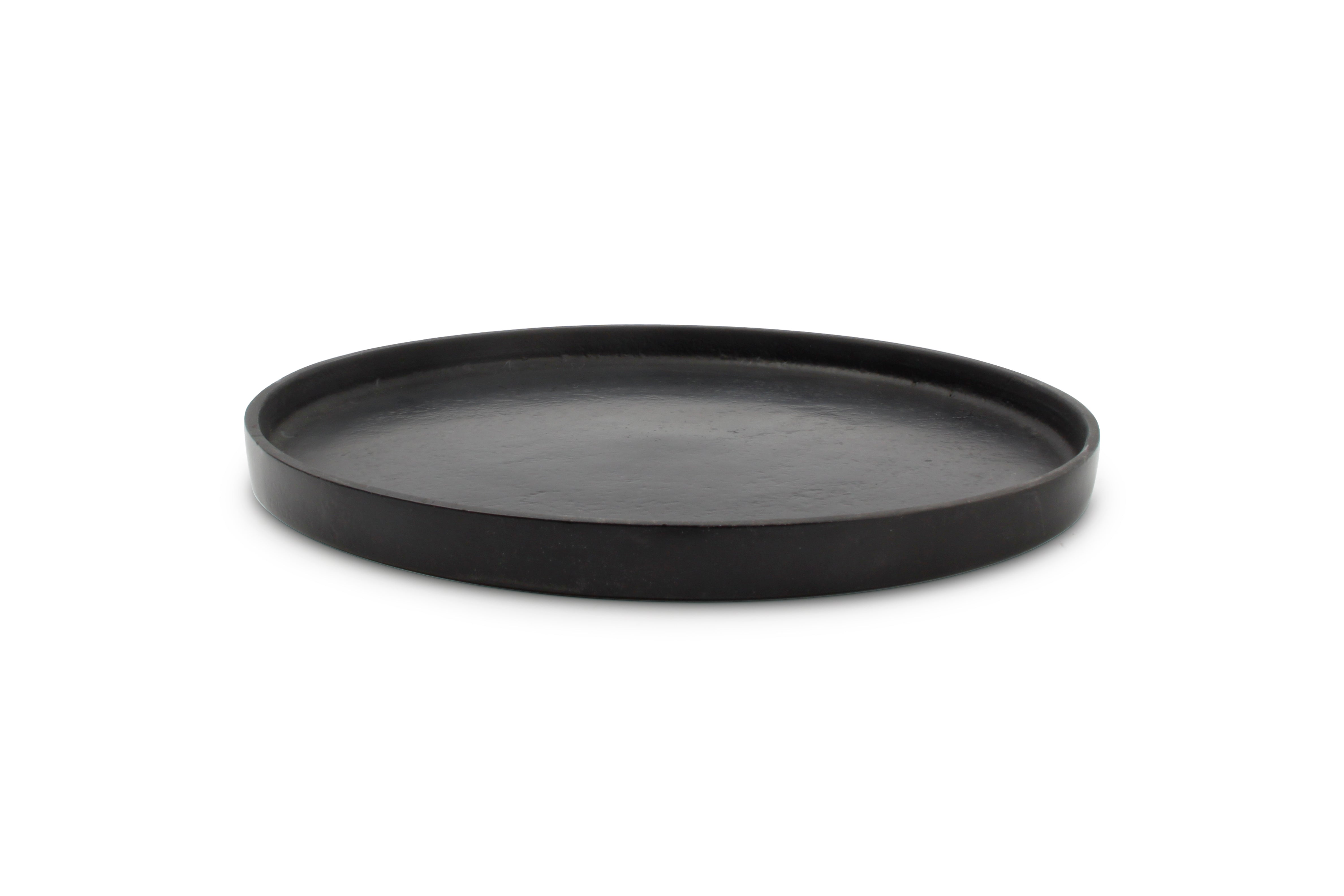 Sierschaal 37xH1,5cm zwart Palace