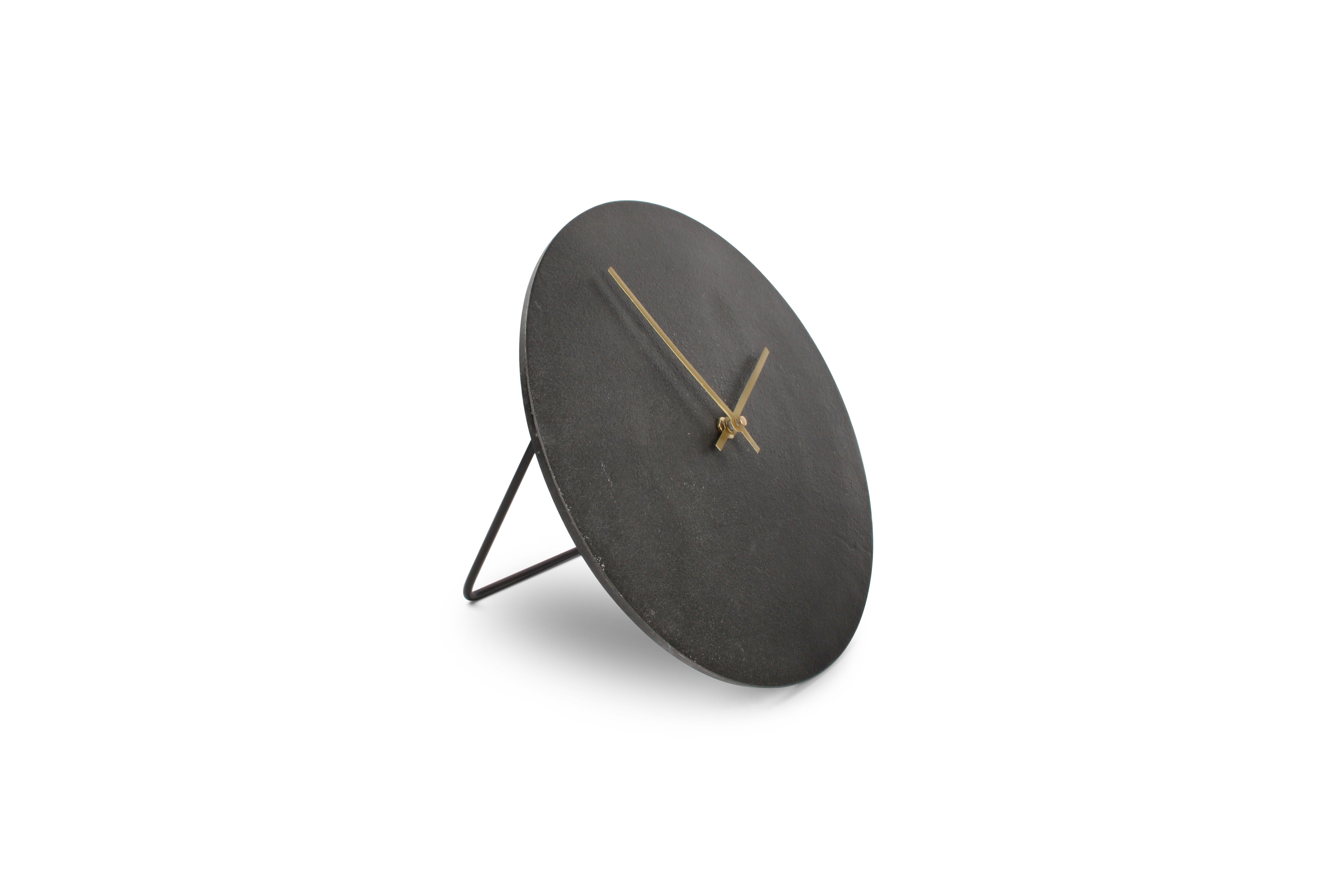 Tafelklok 20cm zwart Zone