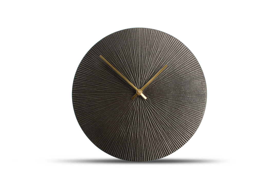 Salt &amp; Pepper - Tafelklok 26cm zwart ribble Zone