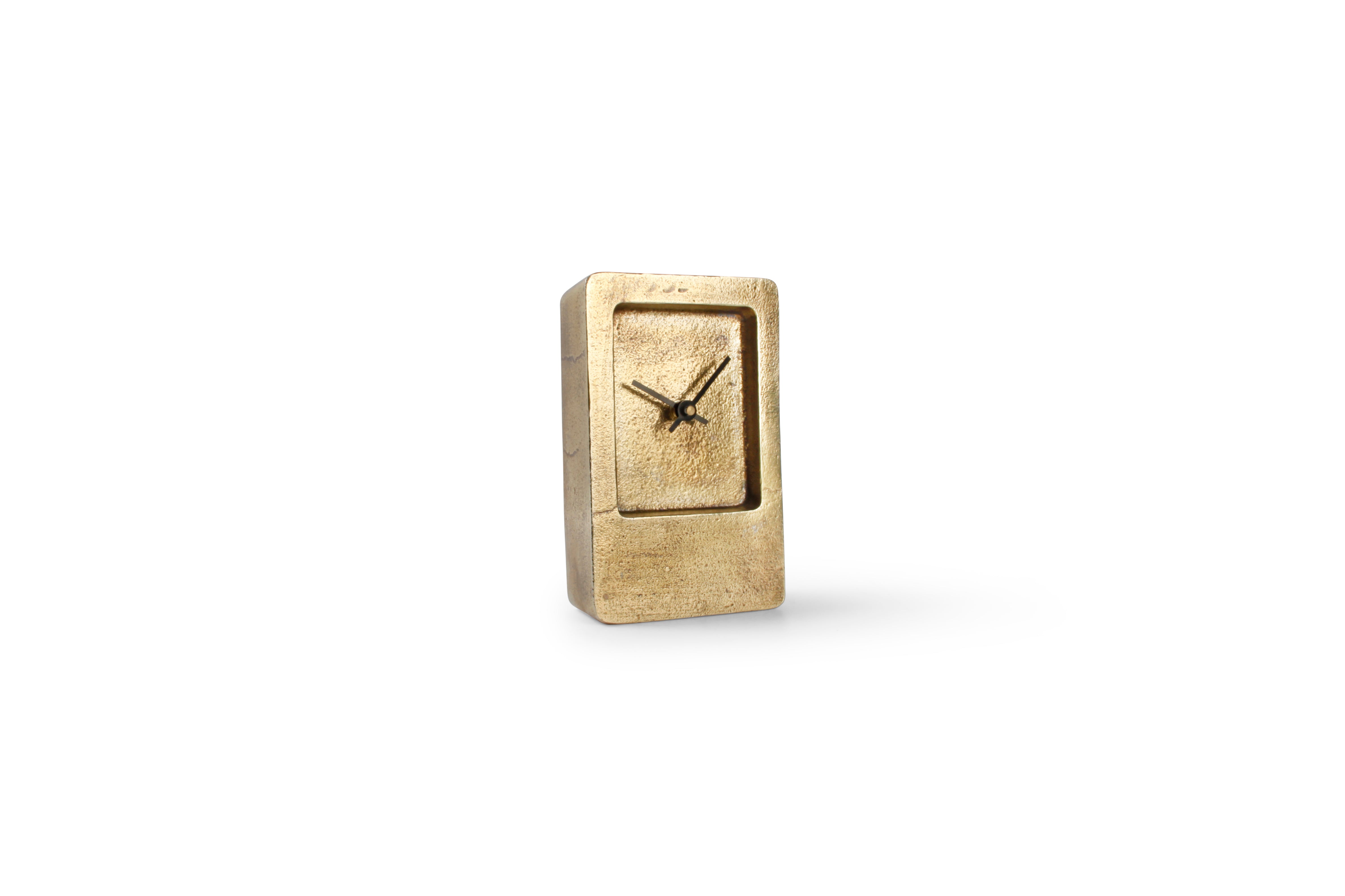 Tafelklok 11xH18cm goud edge Zone