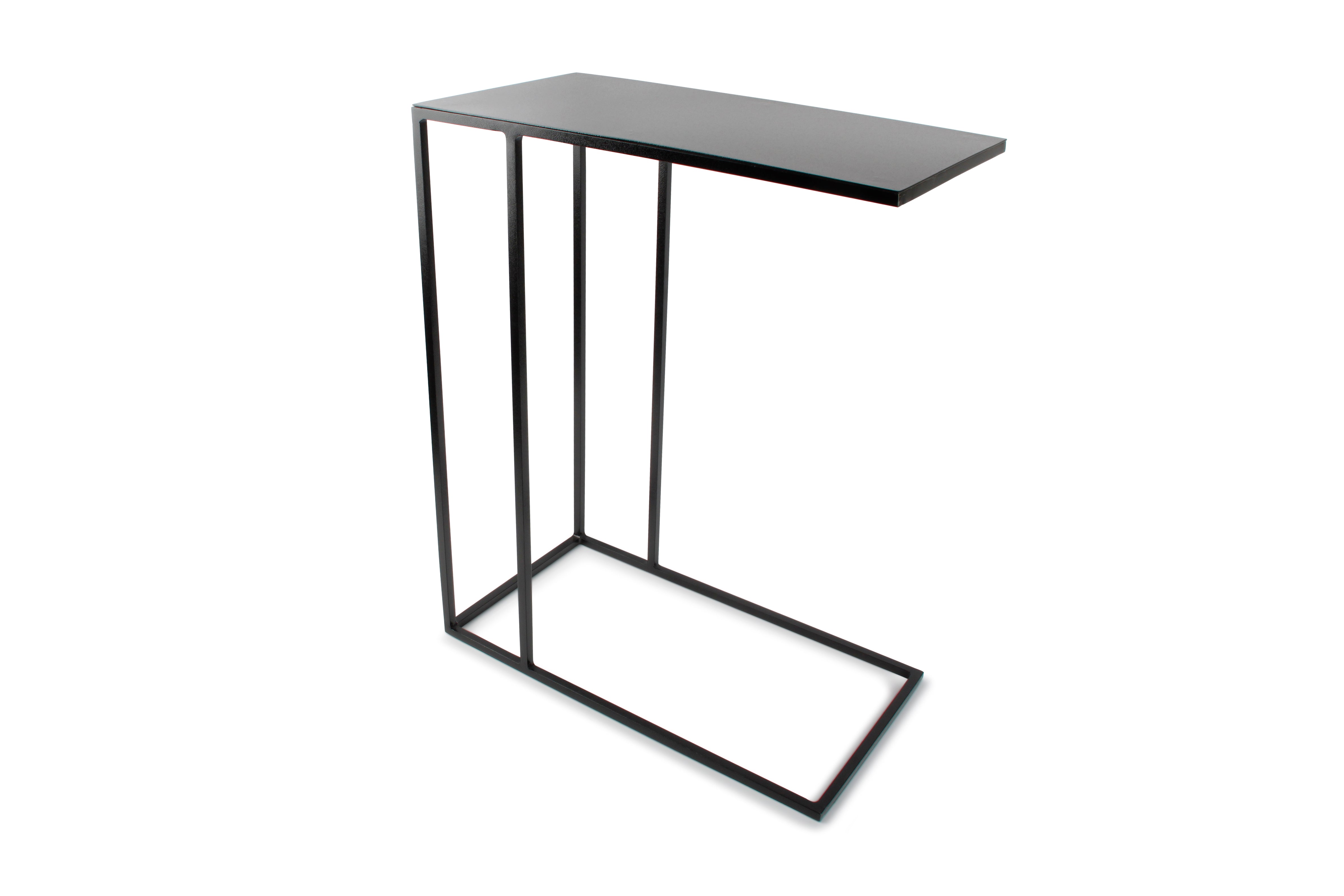 Bijzettafel 48x26xH64cm zwart Ivy