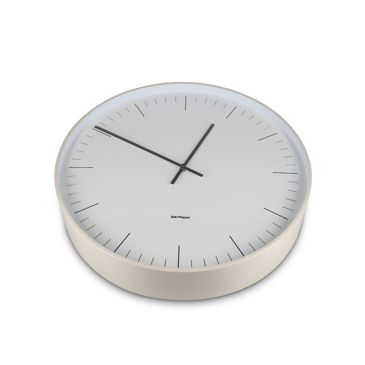 Salt & Pepper - Wandklok 51x10cm wit Pulse