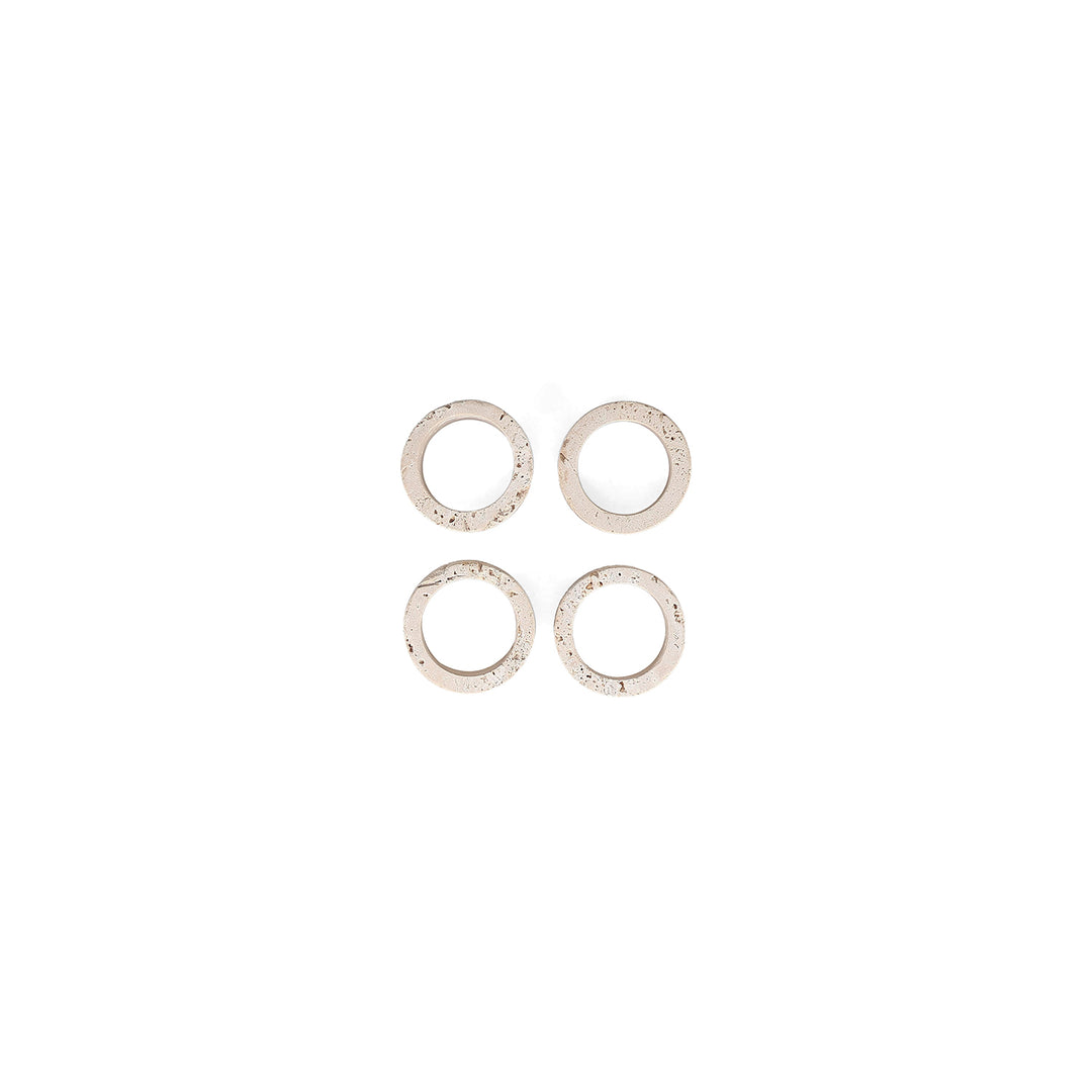 Servetring 5cm travertin Opus - set/4