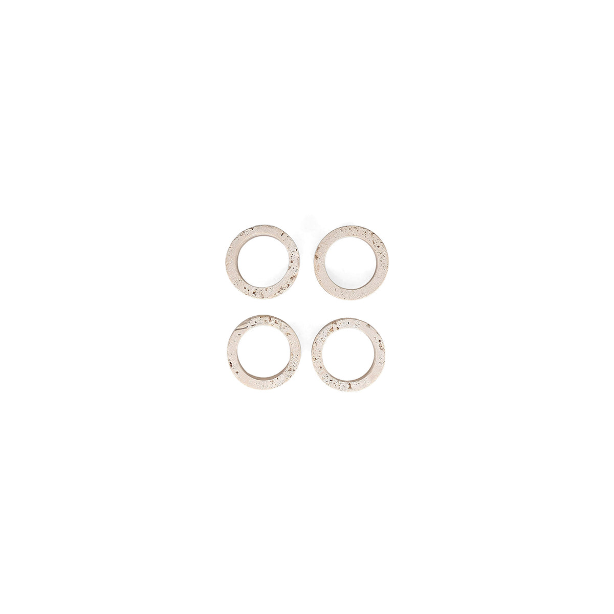 Servetring 5cm travertin Opus - set/4